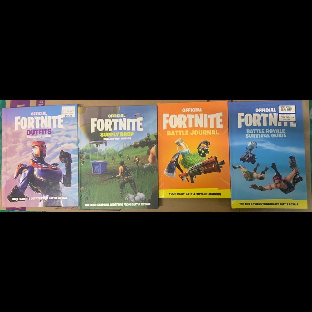 4 total Fortnite books
